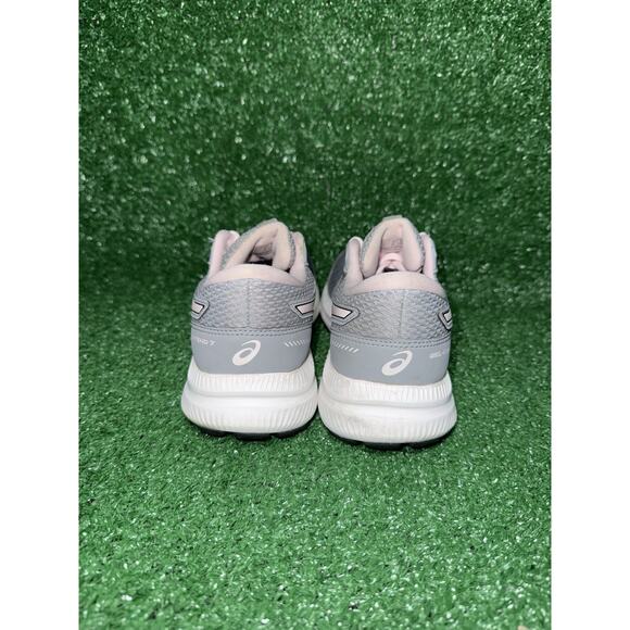 ASICS Gel Contend 7 Women Size 7.5 Wide Gray Pink Athletic Sneaker Running Shoe - Picture 7 of 10